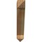 Ekena Millwork Traditional Arts & Crafts Rough Sawn Bracket, Western Red Cedar, 6"W x 34"D x 34"H BKT06X34X34TRA03RWR - alternate 3